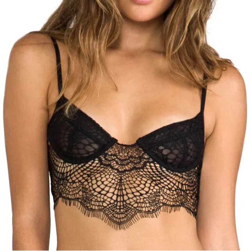 for love and lemons Bat Your Lashes skivvies bra top
